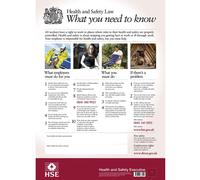 Health + Safety Law Poster (1mm Width PVC)