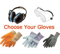 Health & Safety PPE Kit, Gloves, Goggles, Ear Defenders, Choose Your Kit.