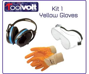 Health & Safety PPE Kit, Gloves, Goggles, Ear Defenders, Choose Your Kit.