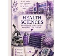 HEALTH SCIENCES: Composition Notebook: 120 Pages, College Ruled, 7.5 x 9.25 in | Vintage Watercolor Anatomy, Nursing & Medical Aesthetic Cover for Pre-Med, Nursing, and Public Health Students