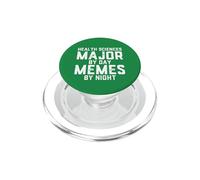 Health Sciences Major By Day Memes Night Pre Medical Degree PopSockets PopGrip for MagSafe