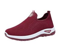 Health Shoes Men's Loafer Summer Mesh Breathable Lightweight Trainers Plain Slip On Soft Sole Comfortable Sports Shoes Outdoor Running Workout Summer Shoes 38-43 EU, a, 9.5 UK