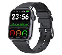 Health Smartwatch 2+ Fitness Tracker Sports Watch for Running (Black)