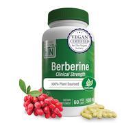 Health Thru Nutrition Berberine HCl 500mg 60 Servings | Clinical Strength Supplement | Certified Vegan | Non-GMO | Soy Free | 3rd Party Tested