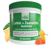 Health Thru Nutrition Lutein + Zeaxanthin Gummies | All-Trans Form | 20mg Lutein & 4mg Zeaxanthin Trans-isomers | Golden Mango Flavor | Eye Support | Non-GMO, Vegan| 60 Gummies
