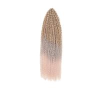 Health Yaki Kinky Curly Crochet Braids Synthetic Afro Curls Braiding Hair Extensions Soft Personal Care(27GreyPink,28inches)