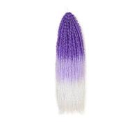 Health Yaki Kinky Curly Crochet Braids Synthetic Afro Curls Braiding Hair Extensions Soft Personal Care(Purple60,28inches)