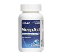 HealthA2Z® Sleep Aid | Diphenhydramine 50mg | 200 Softgels | Supports Deeper | Restful Sleeping