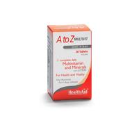 HealthAid A to Z Multivitamins and Minerals, 30 30 count (Pack of 1), White