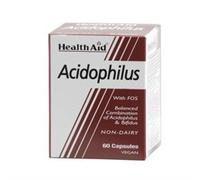HealthAid Acidophilus Probiotic with FOS - 60 Vegicaps