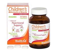 HealthAid Children's MultiVitamin + Minerals - 30 Vegetarian Tablets 30 Count (Pack of 1)