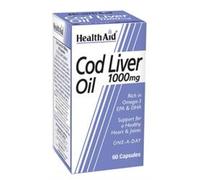 HealthAid Cod Liver Oil 1000mg - 60 Capsules