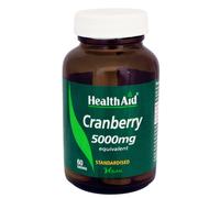 HealthAid Cranberry 5000mg - 60 Vegan Tablets