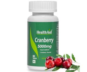 HealthAid Cranberry 5000mg - 60 Vegan Tablets