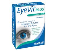 HealthAid EyeVit Plus with Lutein, Zeaxanthin, Vitamins & Minerals - Supports Normal Vision, Eye Health & Protection from Oxidative Stress - 30 Capsules