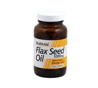 HealthAid Flaxseed Oil 1000mg - 60 Vegetarian Capsules