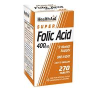 HealthAid Folic Acid 400g - 270 Tablets (Package may vary)