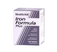 HealthAid Iron Formula Plus - 100 Tablets