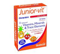 HealthAid Junior-Vit Chewable Tutti-fruity Flavour 30 tablets 0154710