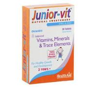 HealthAid Junior-vit - Chewable (Tutti-fruity Flavour) - 30 Tablets