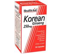 HealthAid Korean Ginseng 250mg 50 Capsules