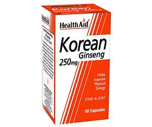 HealthAid Korean Ginseng 250mg 50 Capsules