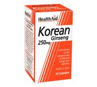Healthaid Korean Ginseng 250mg - 50 Capsules