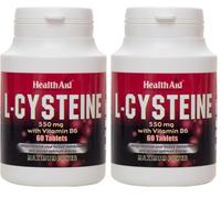 HealthAid L-Cysteine 550mg - 30 Tablets (Pack of 2)