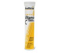 HealthAid Lemon Vitamin C 1000mg - 20 Effervescent Tablets