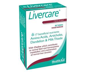 HealthAid - Livercare - 60 Vegan Tablets