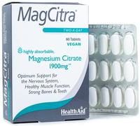 HealthAid MagCitra Magnesium Citrate 60 Tablets