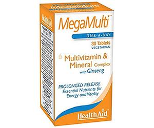 HealthAid Mega-Multi's (with Ginseng) - 30 Tablets