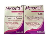 HealthAid Menovital Tablets For Hormonal Balance - 60 X 2 Count BBE:01/2028