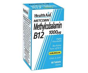 HealthAid Metcobin Methylocabalamin B12 1000ug Tablets 60
