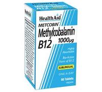 HealthAid Methylcobalamin 1000mcg B12 - 60 Tablets