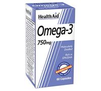 Healthaid Omega-3 Capsules 750 mg (EPA 425 mg, DHA 325 mg) – 60 Capsules