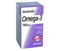 Healthaid Omega-3 Capsules 750 mg (EPA 425 mg, DHA 325 mg) – 60 Capsules