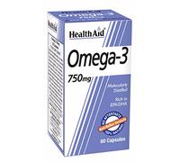 Healthaid Omega-3 Capsules 750 mg (EPA 425 mg, DHA 325 mg) – 60 Capsules