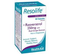 Health Aid Resolife (Resveratrol 250mg), 60 Capsules