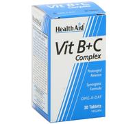 HealthAid Vitamin B + C Complex 30 Tablets