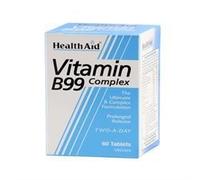 HealthAid Vit B99 Complex Prolonged Release 60 Tablets - 2 Pack