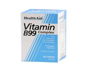 HealthAid Vit B99 Complex - Prolonged Release Tablets 60's