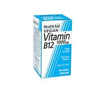 HealthAid Vitamin B12 (Cyanocobalamin) 1000ug - Prolong Release - 100 Tablets