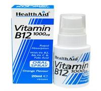 HealthAid Vitamin B12 (Cyanocobalamin) 1000ug Spray 20ml