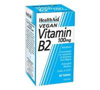 Health Aid Vitamin B2 100mg Prolonged Release Tablets 60 Tablets