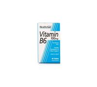 HealthAid Vitamin B6 (Pyridoxine HCl) 100mg - 90 Tablets