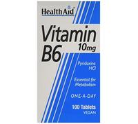 HealthAid Vitamin B6 (Pyridoxine HCl) 10mg - 100 Tablets
