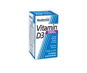 HealthAid Vitamin D3 1000iu 120 Tablets