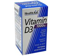 HealthAid Vitamin D3 1000iu 120 Tablets Immune Support Vegetarian