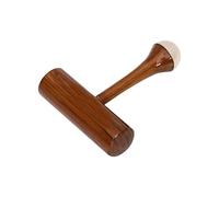 HEALTHANDWEALTH® Bronze Kansa Marma T Shape Wand Powerful and Effective Kansa Wand | Bronze Capped Body Massager with Wooden Handle for Detoxification and Deep Relaxation